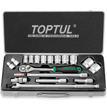 Набор торцевых головок  Toptul GCAD1802 18 предметов
