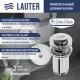 Умывальник Lauter 21675 + клапан 21190CH + сифон 21635CH хром