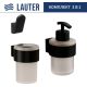 Набор аксессуаров для ванной Lauter 21TS3019 + 21TS3021 + 21TS3011 Matt Black, 3 предмета