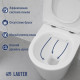 Унитаз подвесной Lauter Longer 2110822 + Breez 21GN7072BM