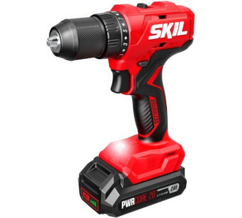 Дрель-шуруповерт Skil DL6280SE20 с 2-мя АКБ, кейс