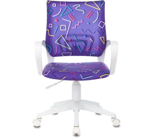 Компьютерное кресло Бюрократ Burokids 1W 1920838 фиолетовый Sticks 08/пластик белый