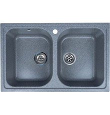 Кухонная мойка Granrus GR-785 W темно-серый