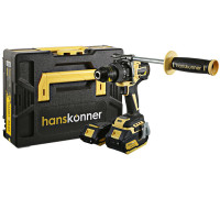 Ударная дрель-шуруповерт Hanskonner HCD18165BLI с 2-мя АКБ, кейс