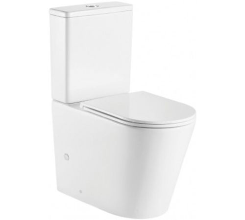 Унитаз напольный WeltWasser Salzbach 001 XL GL-WT белый глянец