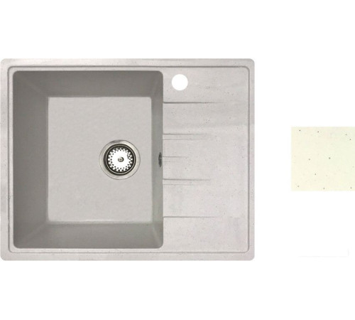 Кухонная мойка БелЭворс Mila L белый, без сифона