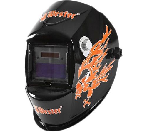 Сварочная маска Wester WH8 990-075 черный/оранжевый