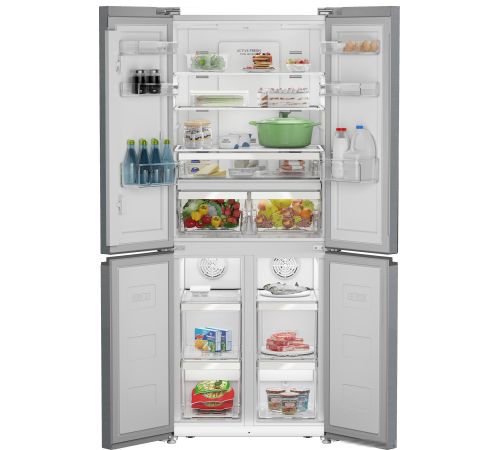 Четырёхдверный холодильник Hotpoint HFP4 480I X