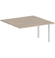 Стол Norden Приставка 120x123.8x75 SG.211.OL.63.WH белый/дуб светлый