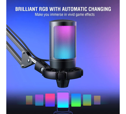 Проводной микрофон FIFINE A6T черный