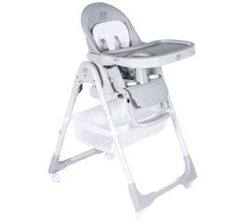 Высокий стульчик Sweet Baby City светло-серый