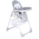 Высокий стульчик Sweet Baby City светло-серый