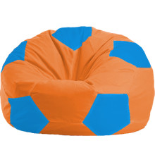 Кресло-мешок Flagman Мяч Стандарт М1.1-220 оранжевый/голубой