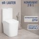 Унитаз напольный Lauter W09 S-TRAP 21900003 + гигиенический душ Daze 21GN3131CH вертикальный выпуск