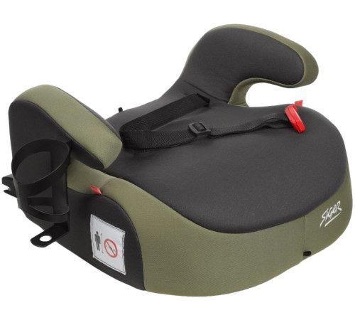 Детское сиденье Siger Fix Lux KRES4001 темный лес