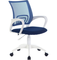 Офисное кресло Brabix Fly MG-396W белый/темно-синий