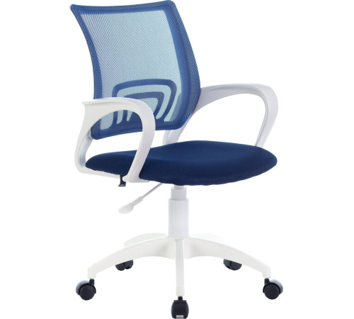 Офисное кресло Brabix Fly MG-396W белый/темно-синий