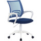 Офисное кресло Brabix Fly MG-396W белый/темно-синий