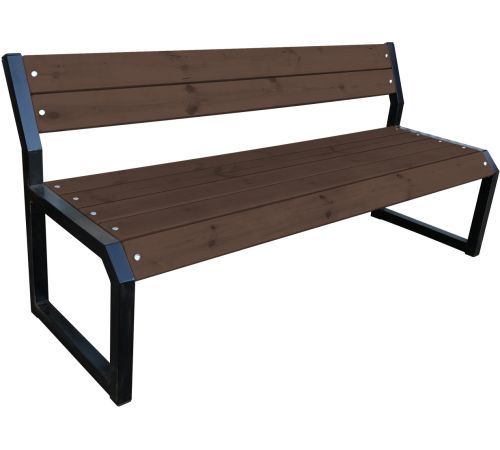 Скамейка M-Group Модерн 40 18190420 без покрытия, 2м
