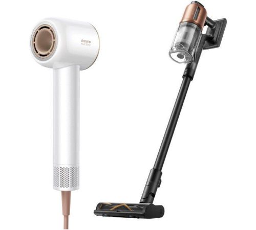 Пылесос Dreame Cordless Vacuum Cleaner Z20 VZV16A + Фен Dreame hairdryer Glory White AHD6A-WH евровилка