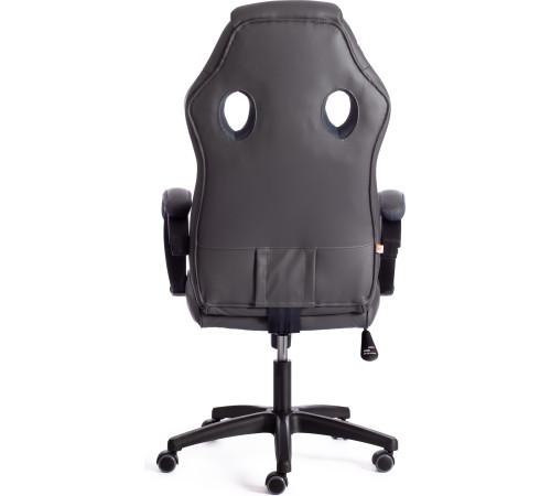 Кресло TetChair Racer Gt New кож/зам/ткань, металлик/серый, 36/12