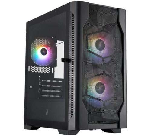 Корпус 1stPlayer D4-M FRGB черный