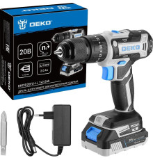 Ударная дрель-шуруповерт Deko DKCID20FU-Li 083-1119 с 1-им АКБ