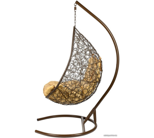 Подвесное кресло BiGarden Easy коричневый/бежевый