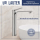 Умывальник Lauter 21393-70 + Rio 21AM12672 + донный клапан 21190CH хром