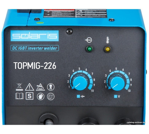 Сварочный инвертор Solaris TOPMIG-226 горелка 3 м