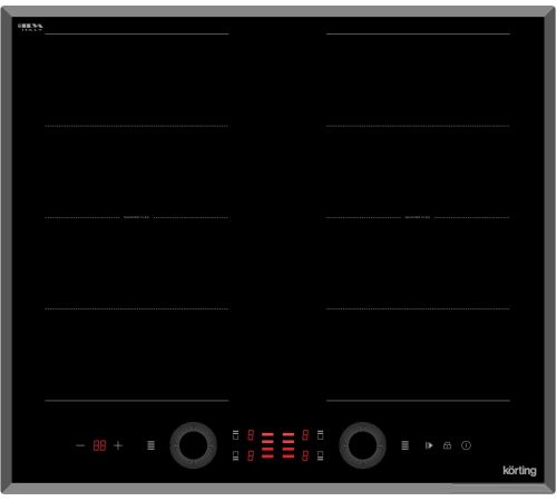 Варочная панель Korting HIB 68700 B Quadro