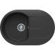 Кухонная мойка Polygran Atol-760 черный 16