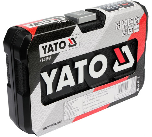 Универсальный набор инструментов Yato YT-38561 22 предмета