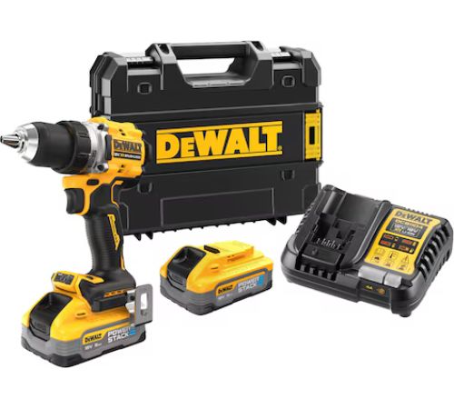 Дрель-шуруповерт DeWalt DCD800H2T с 2-мя АКБ 5 Ач, кейс