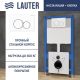 Инсталляция для унитаза Lauter 21901001 с кнопкой 219702E белый