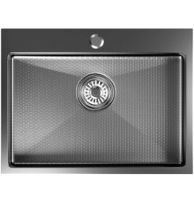 Кухонная мойка Mixline Pro 552933 черный графит, с сифоном