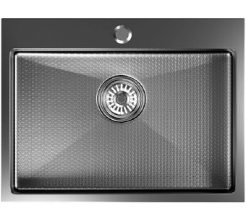 Кухонная мойка Mixline Pro 552933 черный графит, с сифоном