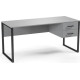 Стол Soma Slava 160x66 серый/черный