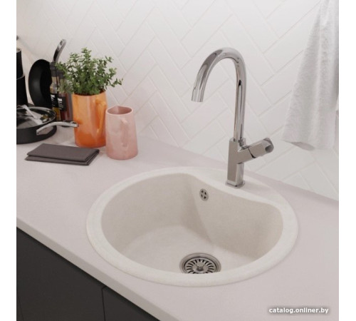 Кухонная мойка Mixline ML-GM09 551802 ультра-белый