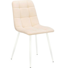 Стул Leset Скай LST00158-9 велюр, бежевый/белый