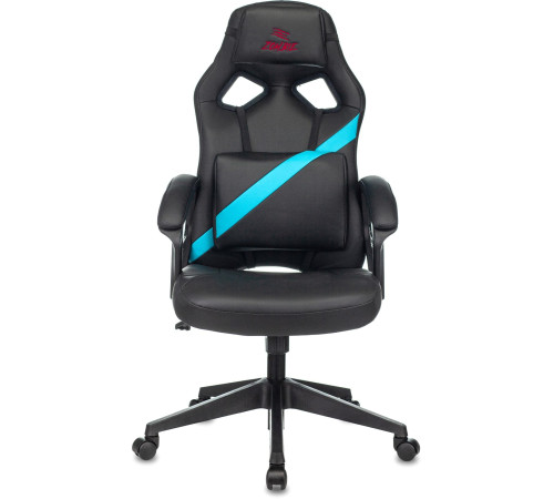 Кресло Zombie Driver черный/голубой
