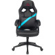 Кресло Zombie Driver черный/голубой