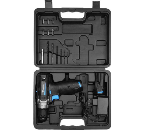 Дрель-шуруповерт Deko ZKCD12 SET6 084-1040 с 2-мя АКБ, кейс