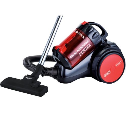 Пылесос CENTEK CT-2524 черный/красный