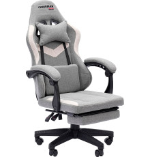Игровое геймерское кресло CHAIRMAN CH26 ткань, серый