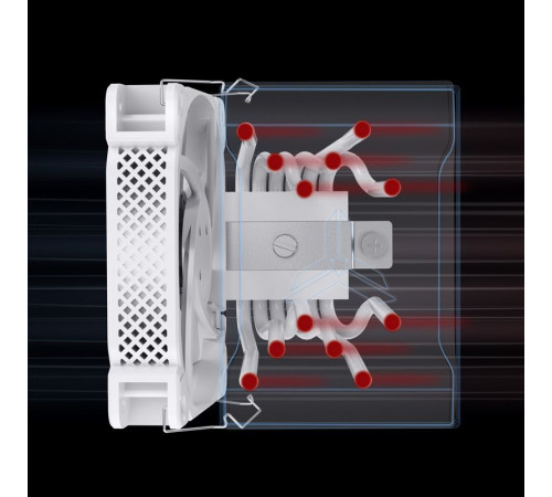Кулер для процессора Jonsbo HX6240 White