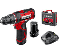 Дрель-шуруповерт Зубр Мастер ДШЛ-125-22 с 2-мя АКБ, кейс