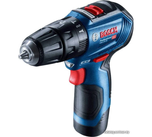 Ударная дрель-шуруповерт Bosch GSB 12V-30 Professional 06019G9100 с 2-мя АКБ, кейс