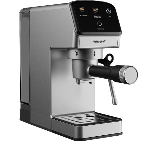 Рожковая кофеварка Weissgauff WCM-240 DBx Cappuccino ColorTouch