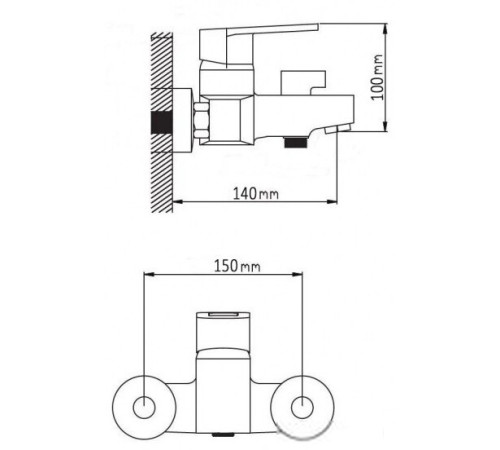 Смеситель Wisent WP3030-7